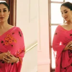 Kareena Kapoor Turns Modern Maharani In Vibrant Pink Saree For Daayra Promotions